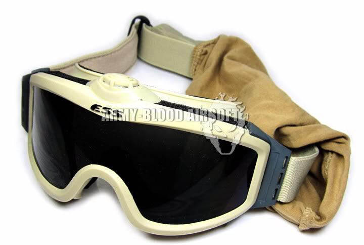 ESS Tactical Goggle with Fan (TAN)
