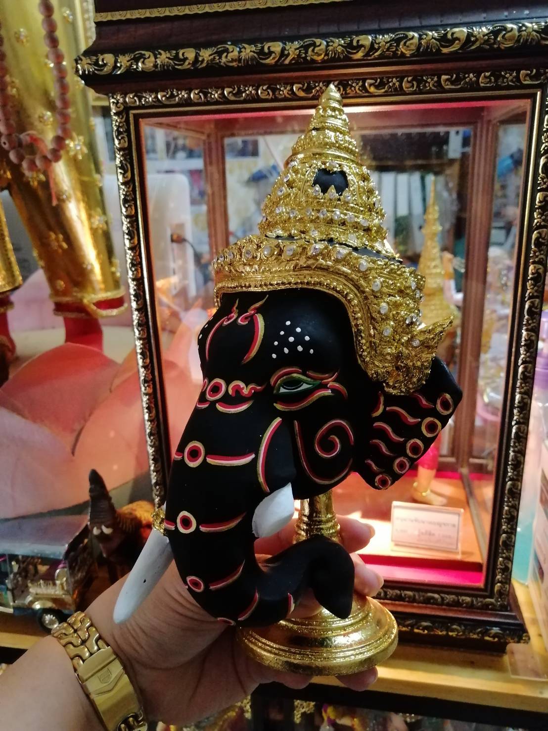 พระพิฆเนศ (สีดำ) จัมโบ้ พรีเมี่ยม