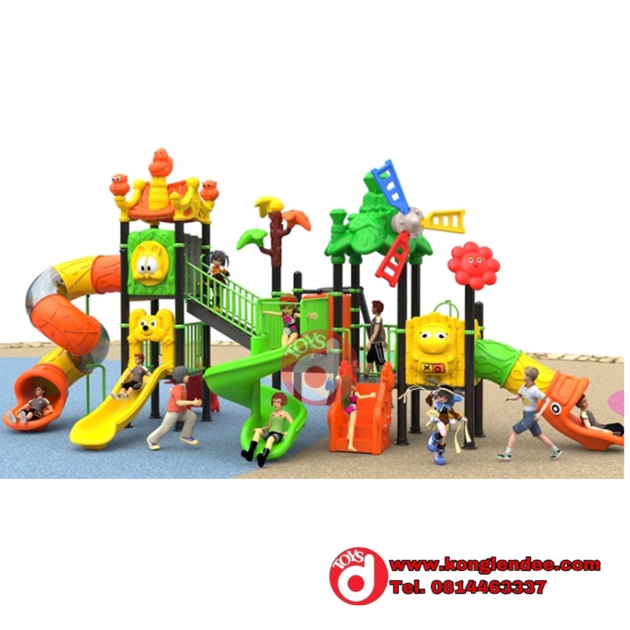 เครื่องเล่นสนาม ชุดรวมพลบ้านต้นไม้