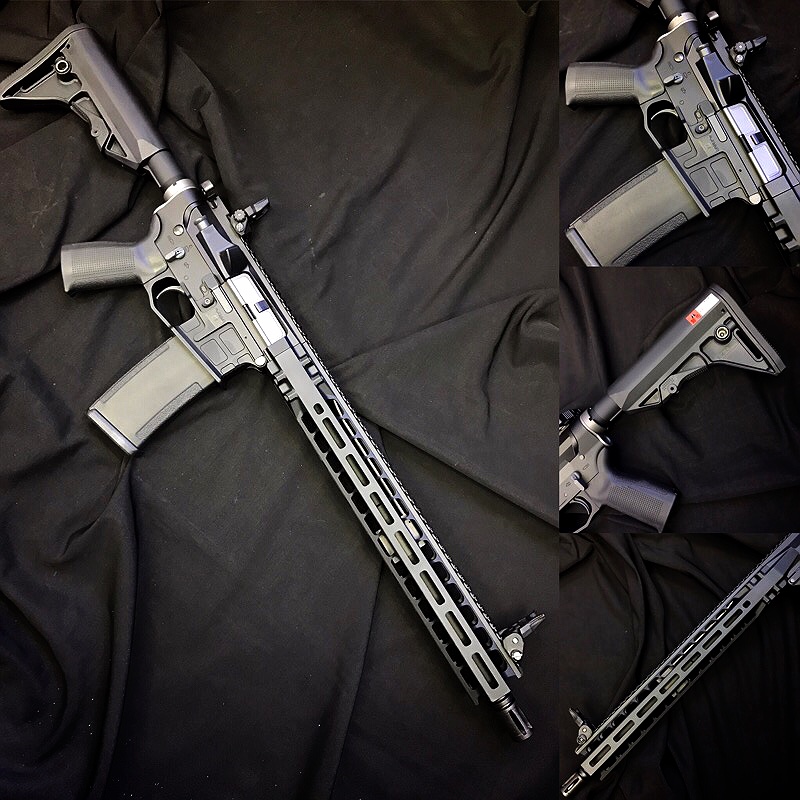 https://m.youtube.com/watch?v=lZnL3SeGfi8&feature=youtu.be New Arrival! มาใหม่! PTS Radian Licensed Model 1 LM4 Gas Blowblack Rifle -ความยาว: 790mm-870mm, ปรับได้ -น้ำหนัก: 3400 กรัม -ท่อรีด: 370 มม., 6.05 มม -ความจุแมกกาซีน: 40 นัด -ความแรง: 360 ~ 380 FP