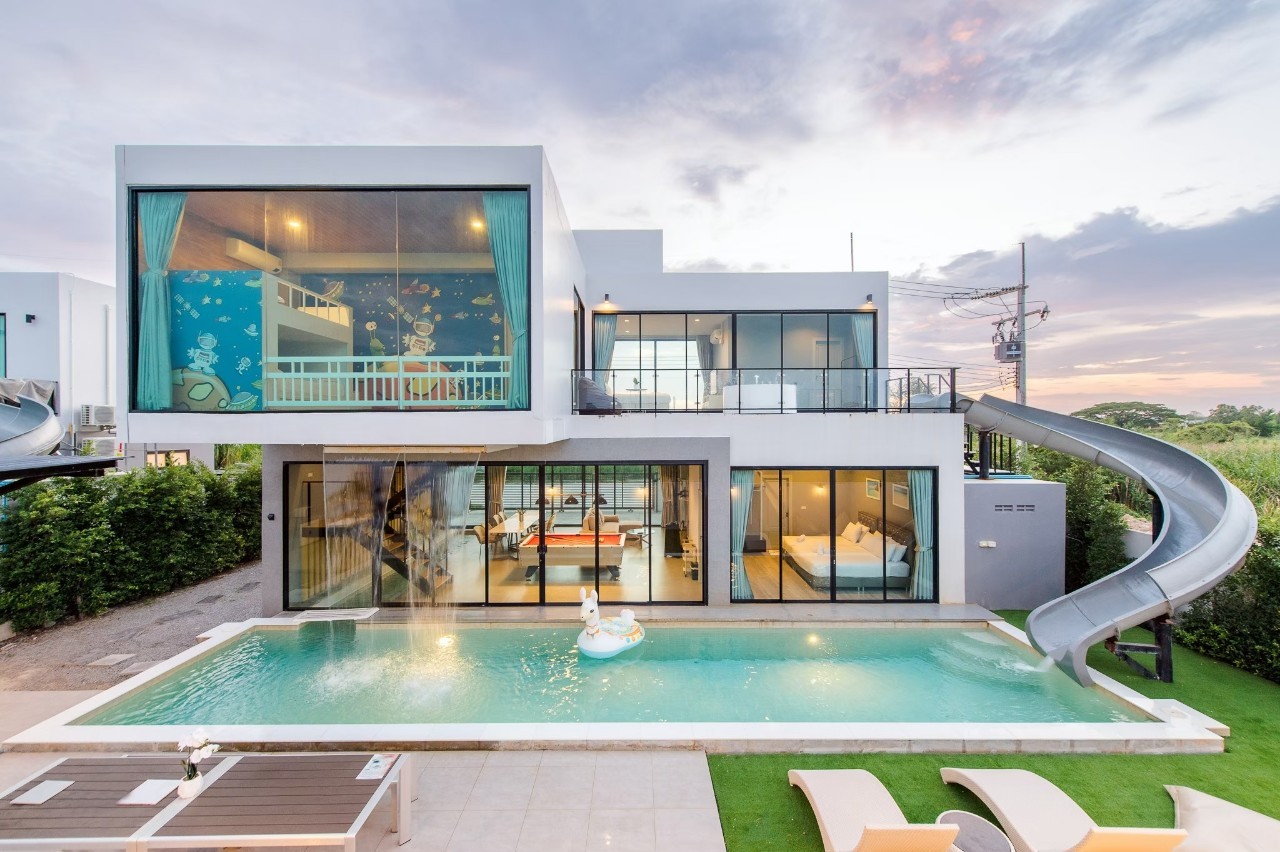 HR4038 บ้านพักหัวหิน บ้านโมเดิร์น สเปซ V.9