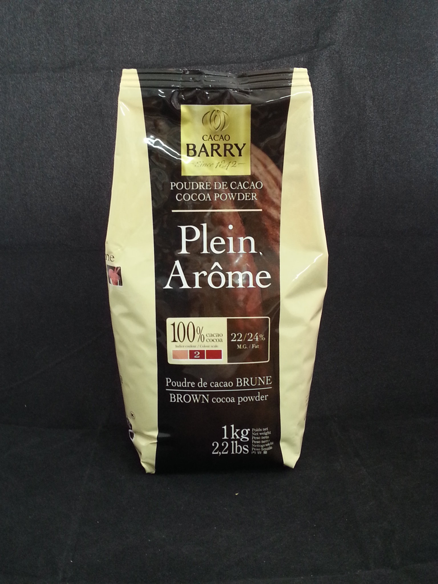 ผงโกโก้ CACAO BARRY 22/24% 1kg.