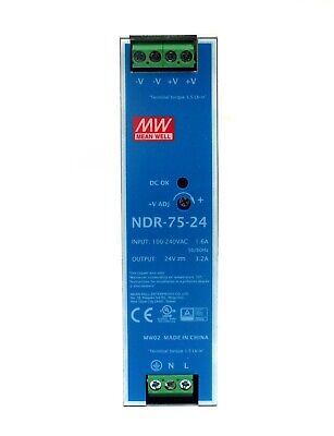 พาวเวอร์ซัพพลาย NDR-75-24 MEANWELL 3.2A 24VDC POWER SUPPLY NDR