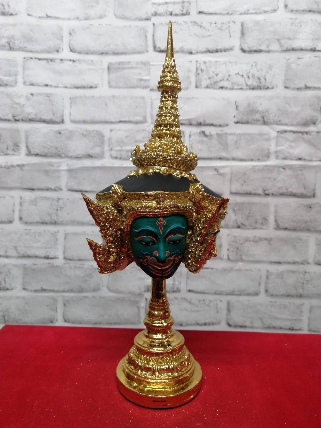 พระพรหม 4 หน้า พร้อมฐานปิดทอง (4สี)