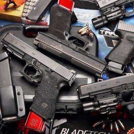New.TARAN ยุทธวิธีนวัตกรรม-อาวุธฐาน อลูมิเนียม PAD KIT สำหรับ GLOCK The USPA IPSC และ IDPACS กีฬา ส้นแมกอลูมิเนียม cnc. สำหรับปืน GLOCK 9/40 + เพิ่ม 2 นัด ขนาด 9 mm. + เพิ่ม 2 นัด ขนาด .40 มีมา 6 สี ราคาพิเศษ