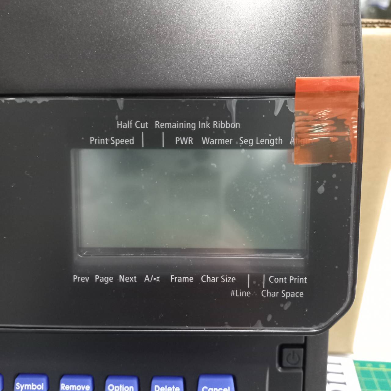 เครื่องพิมพ์ปลอกสายไฟ CANON MK-3000 ต่อคอมพิวเตอร์ได้ Label Printer Wire Marker MK3000