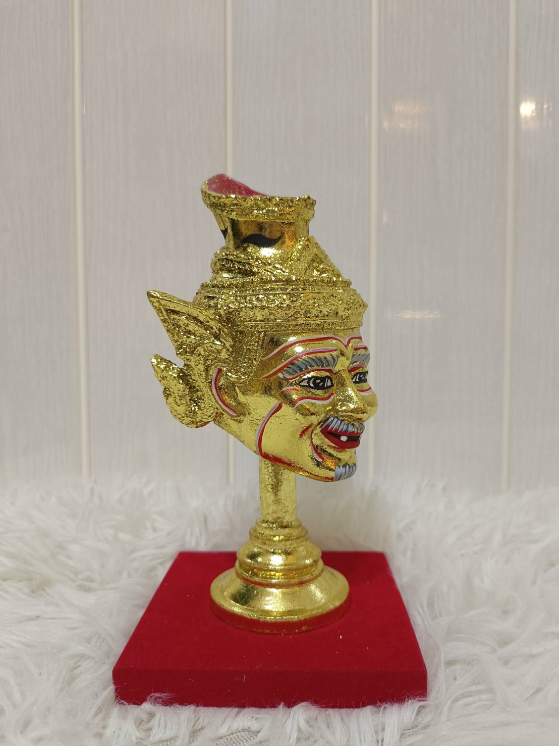 พ่อแก่ ขนาดกลาง 4 นิ้ว พร้อมฐานปิดทอง