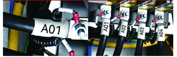 SUPVAN เทปท่อหดความร้อน สีขาว G08003E Ø9mm. ยาว 1.5 เมตร