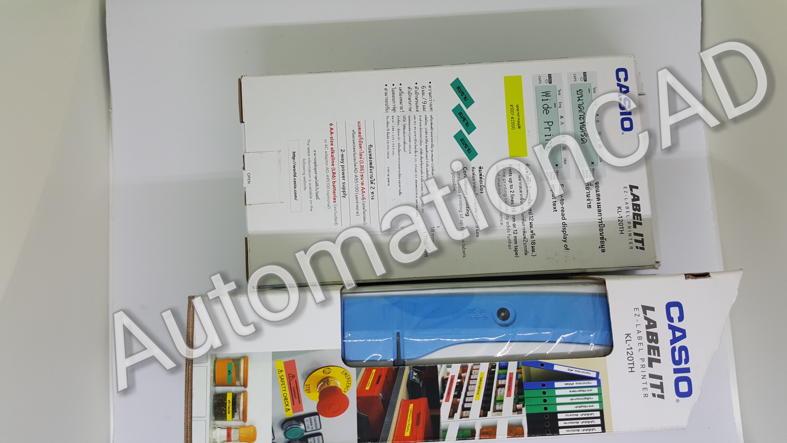 เครื่องพิมพ์สติกเกอร์ KL-120TH CASIO LABEL PRINTER สำหรับใช้ในสำนักงาน