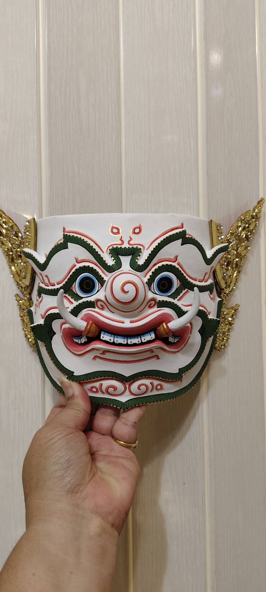 หน้ากากยักษ์ (สีขาว)