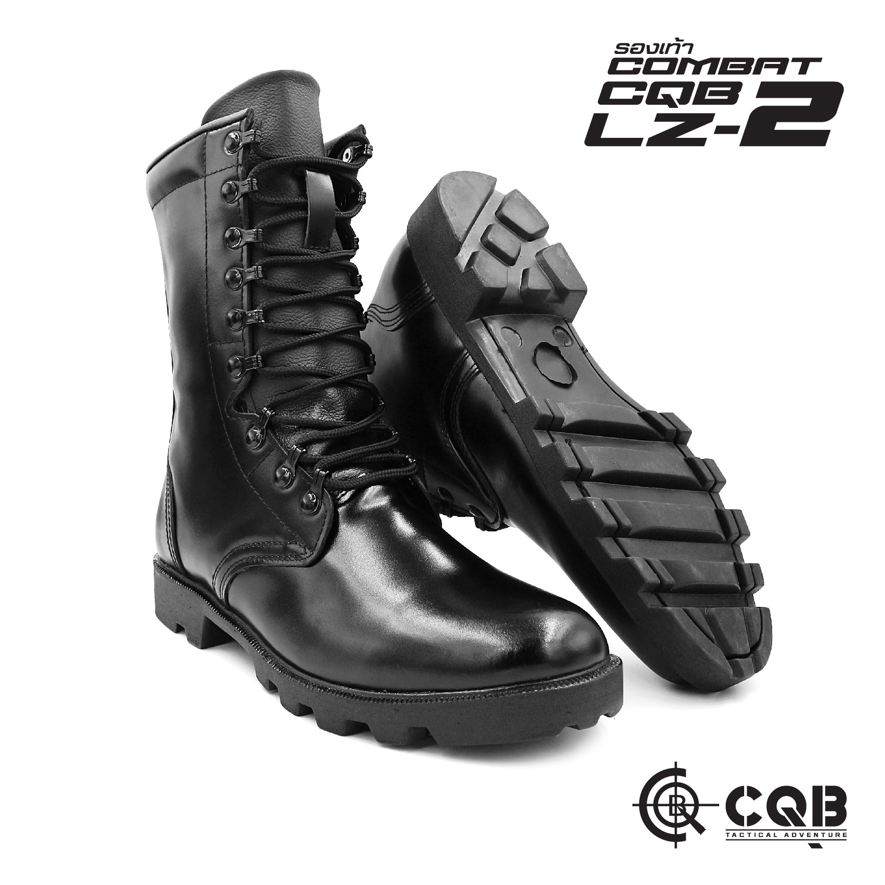 รองเท้า Combat CQB รุ่น LZ-2# (ซิปข้าง) -มีซิปข้าง เพื่อความสะดวก ในการสวมใส่ -ตาไก่ปลดไว 9 รู ความสูงจากพื้น 10 นิ้ว -น้ำหนักเบา หนังมีความนุ่มใส่สบาย -รองพื้นนิ่ม ใส่ไม่เจ็บเท้า -ขัดหรือวนน้ำ ขึ้นเงาได้ง่าย -เย็บพื้นด้านนอก และ ยึดน๊อตด้าน -ในพื้นรองเท้