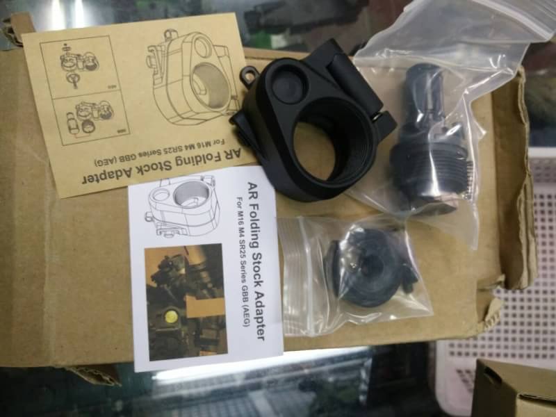 New.ชุดพับพายท้าย M4 Law Tactical AR-15 Folding Stock Adapter for Cmmg/ AEG/GBB M4/M16/SR25 ราคาพิเศษ