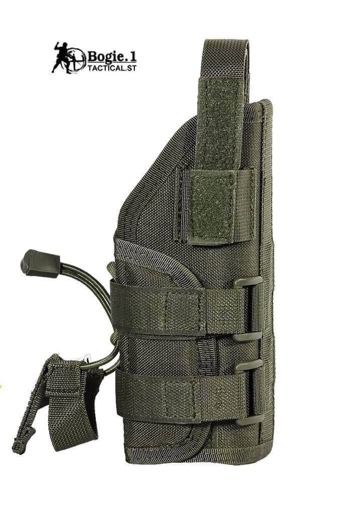 New.New.ซองปืนผ้า Cordura > ใส่ปืนพก ปืนสั้นได้ทุกชนิด >ปรับขนาดได้ >ใช้ติดเสื้อเกราะ หรือใช้ร้อยเข็มขัดได้ >เหมาะกับภารกิจภาคสนาม สีดำ สีเชียว ราคา 850 บาท Ems 100 บาท