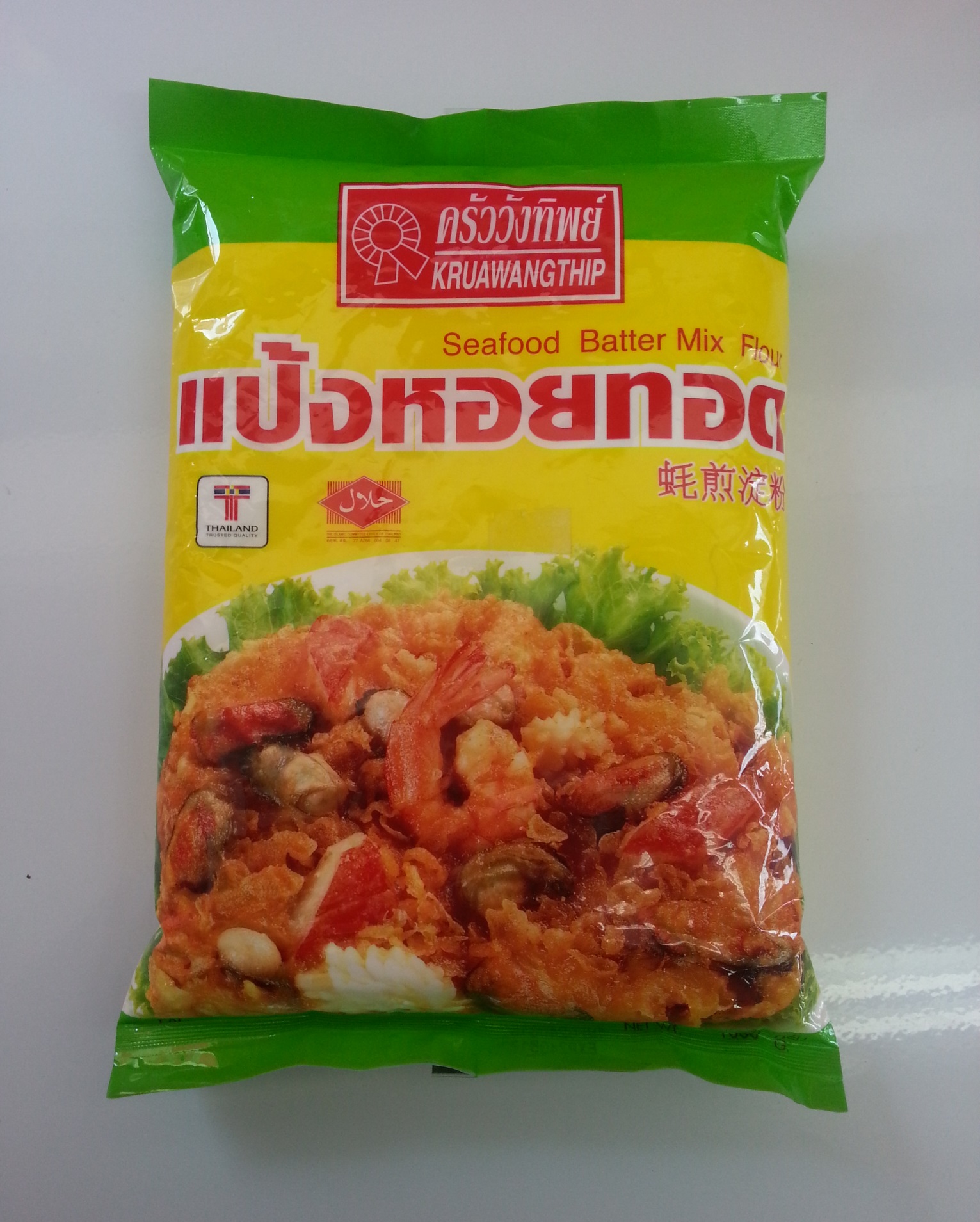 แป้งหอยทอด 1kg. ตรา ครัววังทิพย์
