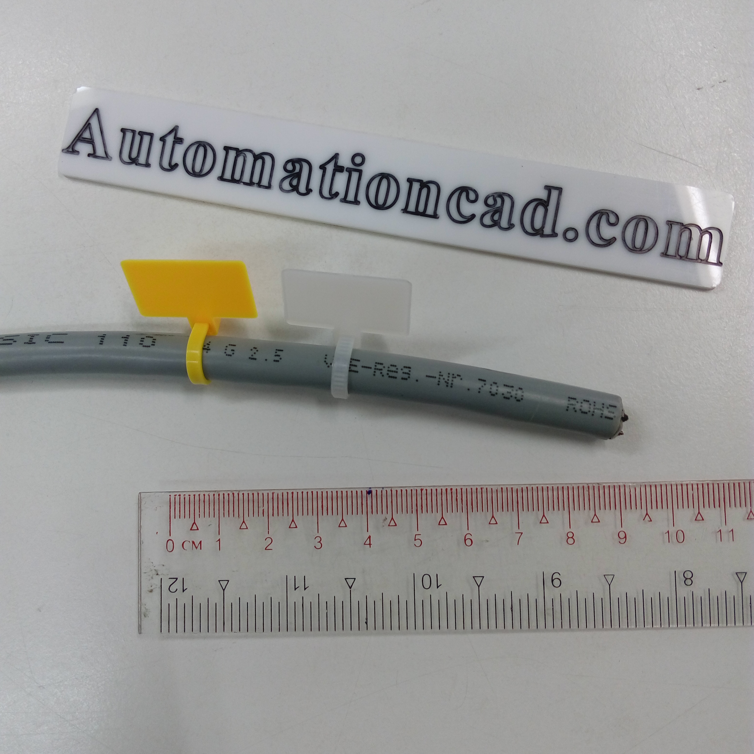 Cable Tag + Cable Tie ในตัว ป้ายสายไฟพร้อมเคเบิ้ลไทร์ 250 เส้น