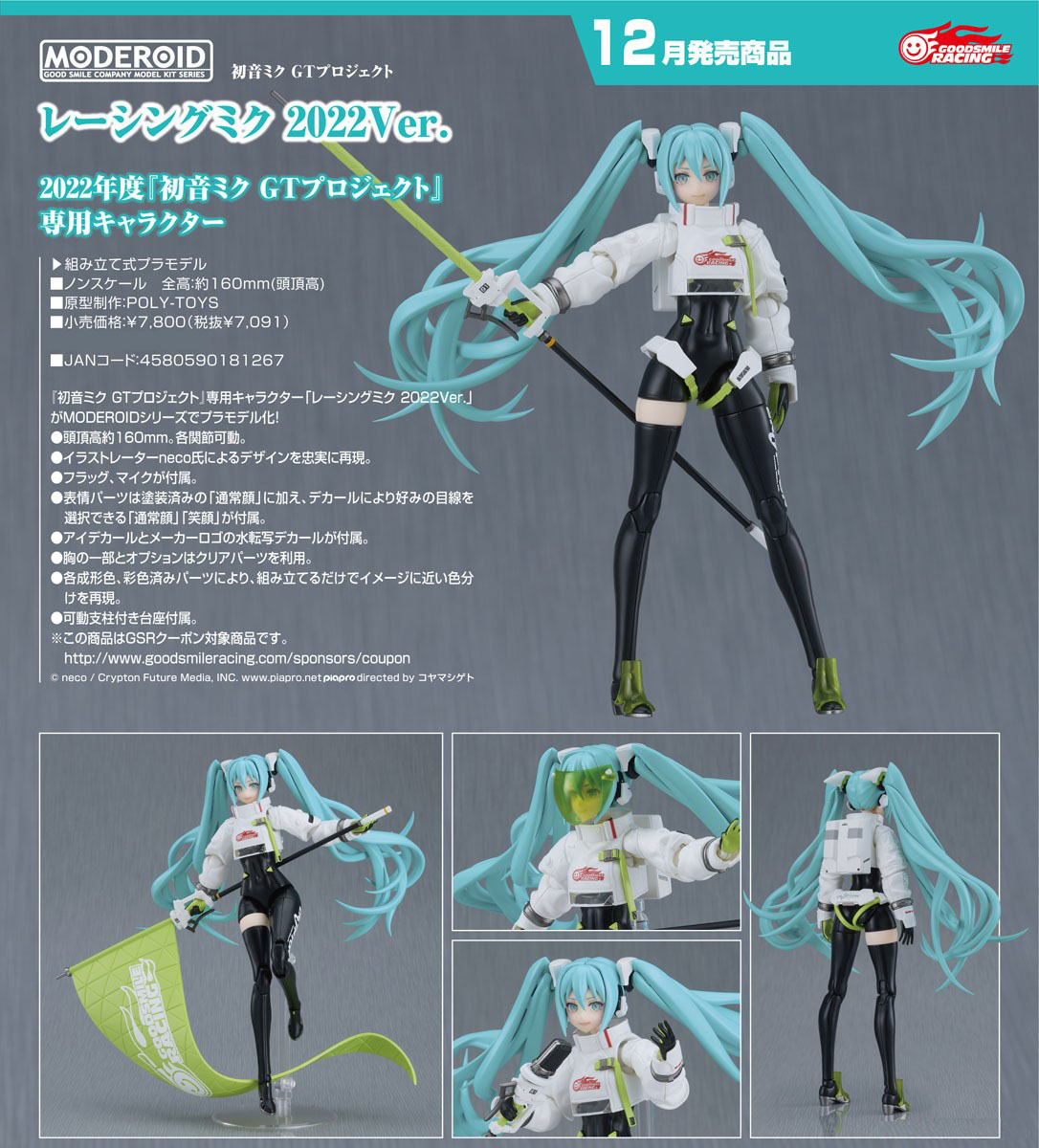 เปิดจอง : Moderoid Racing Miku 2022 Ver.