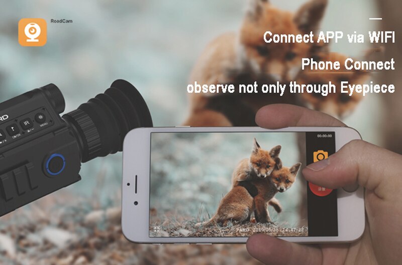 PARD NV008 อินฟราเรด Night Vision Scope WIFI APP 6.5-12X IR Night Vision Riflescope 5 W 850nm NV Monocular ปรับ Picatiny