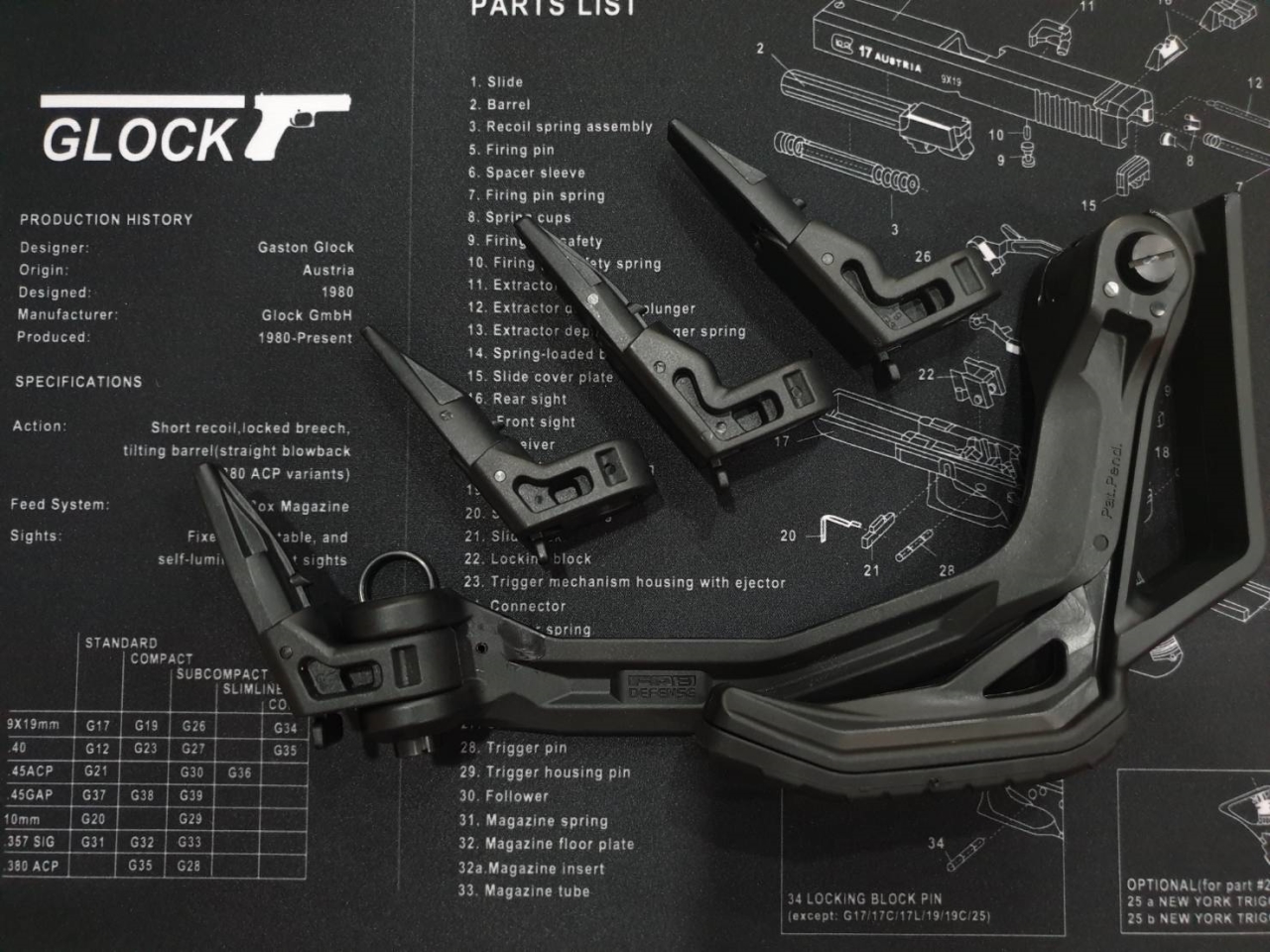 (clap)...สินค้าใหม่ค่ะ พานท้ายพับได้ Cobra G17/19 🚩 ผลิตจาก Polymer เกรดคุณภาพ 🚩 พานท้ายพับได้ สำหรับ G17/G19 Gen 2-5 🚩 มี Adapters สำหรับเปลี่ยน Gen 🚩 ใช้งานง่าย เพียงยืดออก 🚩 ขณะพับ ใช้งานเป็นกริปมือหน้าได้ Ƕ