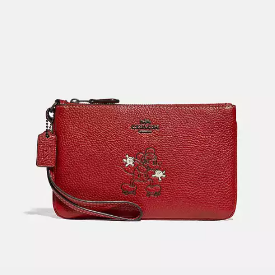 กระเป๋าCoach แท้ รุ่น 76887 DISNEY X COACH SMALL WRISTLET