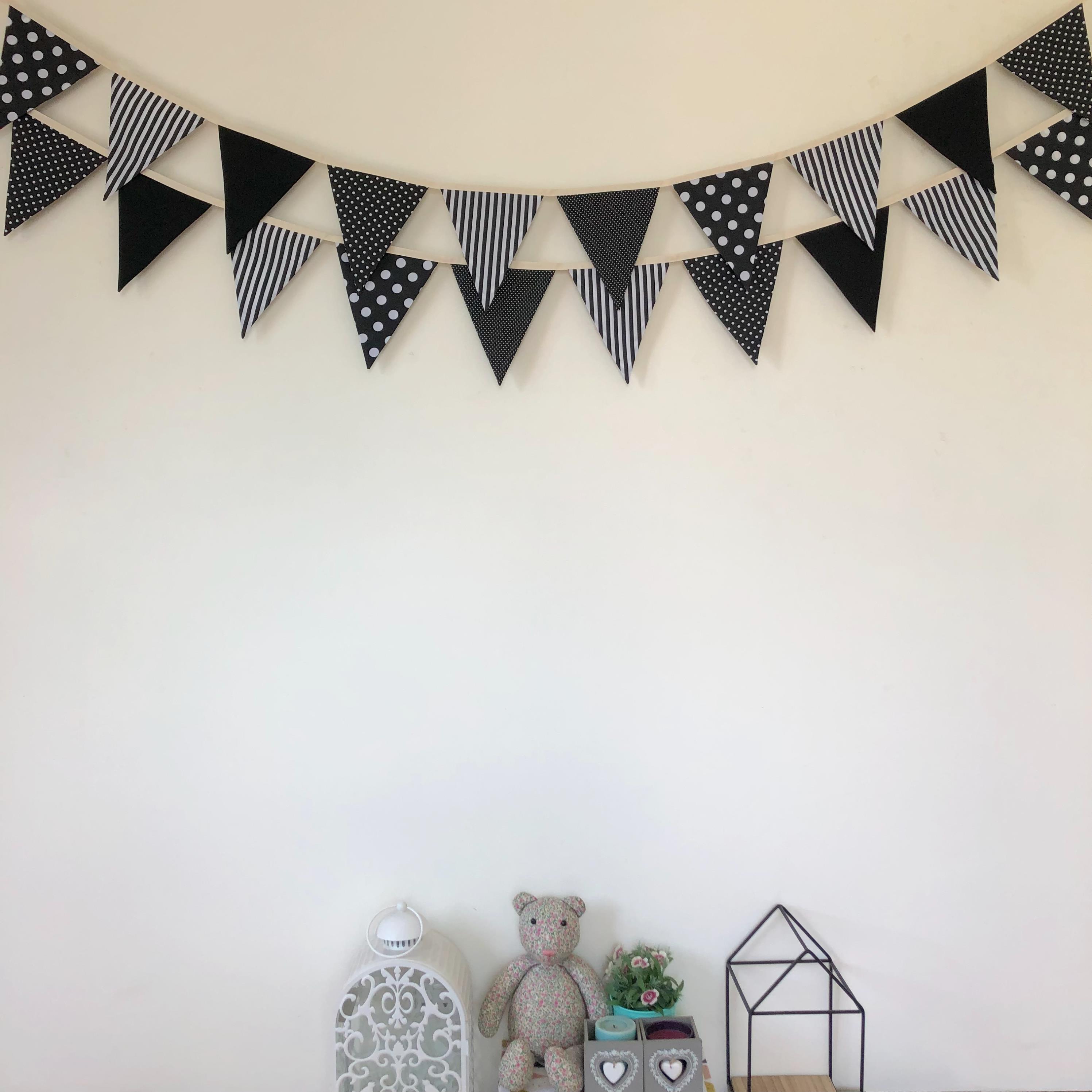 ธงผ้าโทนสีดำ