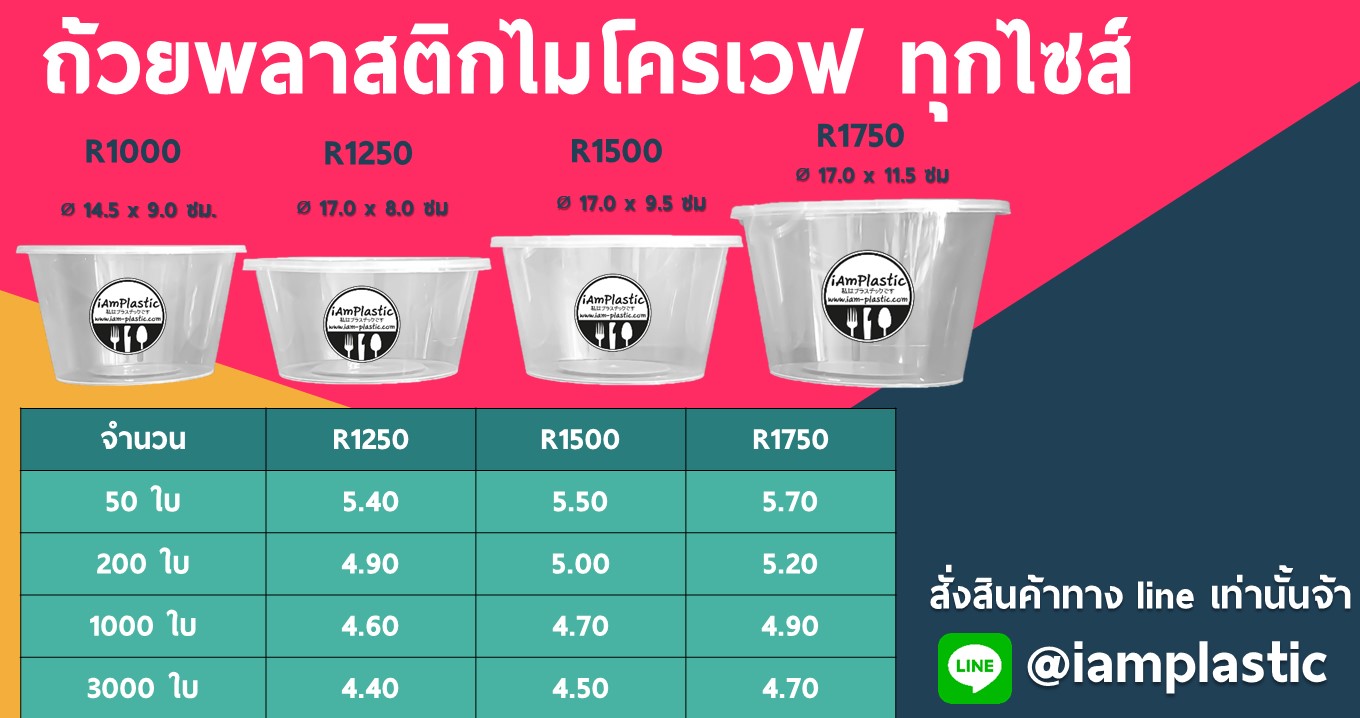 ถ้วยพลาสติก,ถ้วยซุป,ถ้วยไมโครเวฟ,ถ้วยข้าว,ดิลิเวอรี่,ราคาถูก,ถ้วยแกง,ชามก๋วยเตี๋ยว,ถ้วยกระเพาะปลา,กระปุกน้ำพริก,กระปุกพลาสติก