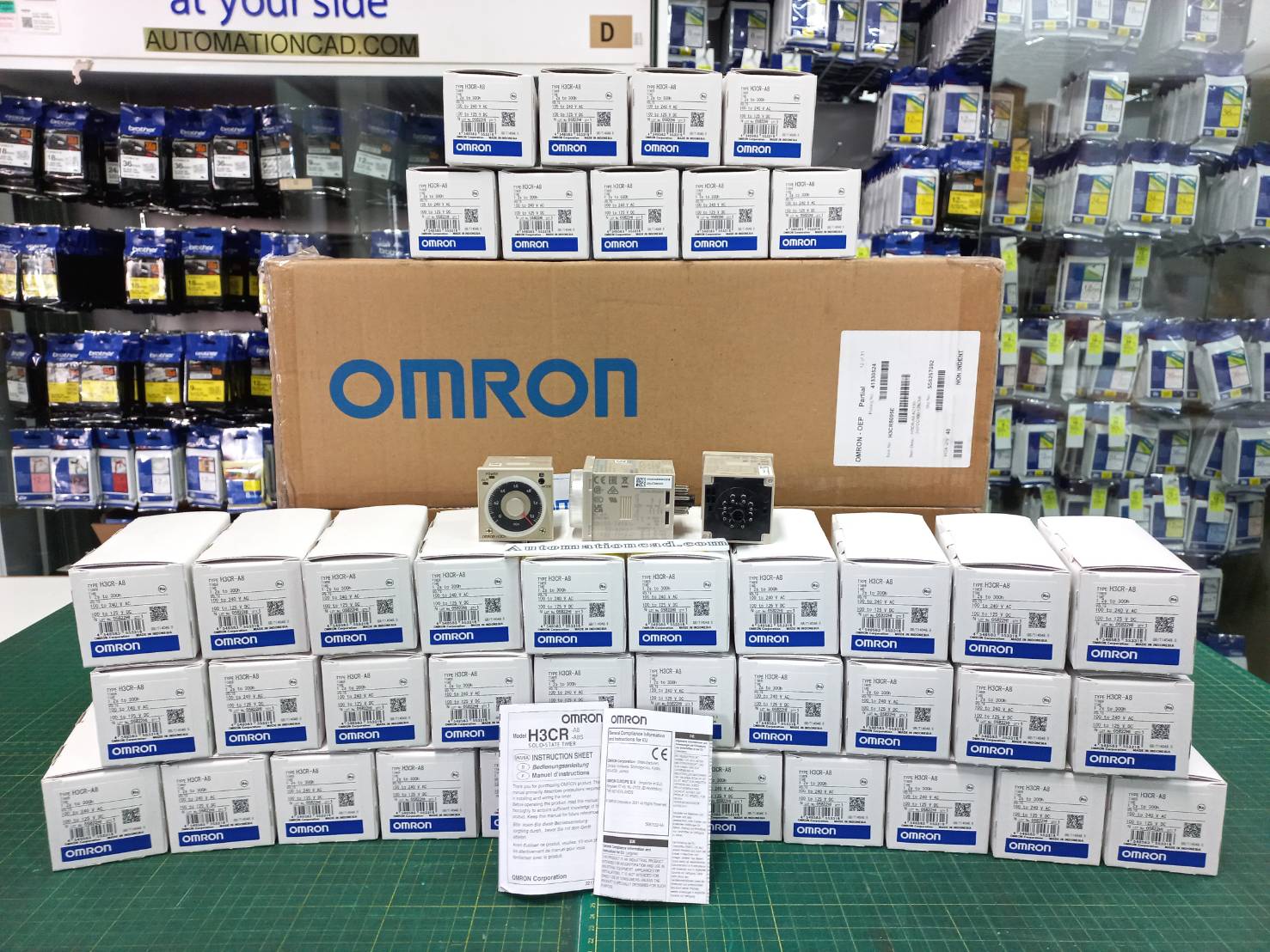 TIMER ไทม์เมอร์ OMRON ของแท้ H3CR-A8 220VAC