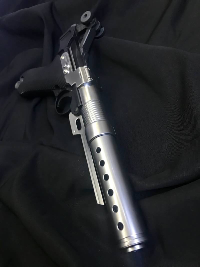 New ! AW Custom Limited Edition Custom Built Luger P08 6" Pistol with Muzzle Device ราคาพิเศษ