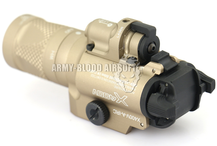 New.Surefire X400V LED WeaponLight W/ Red Laser (Tan) ราคาพิเศษ