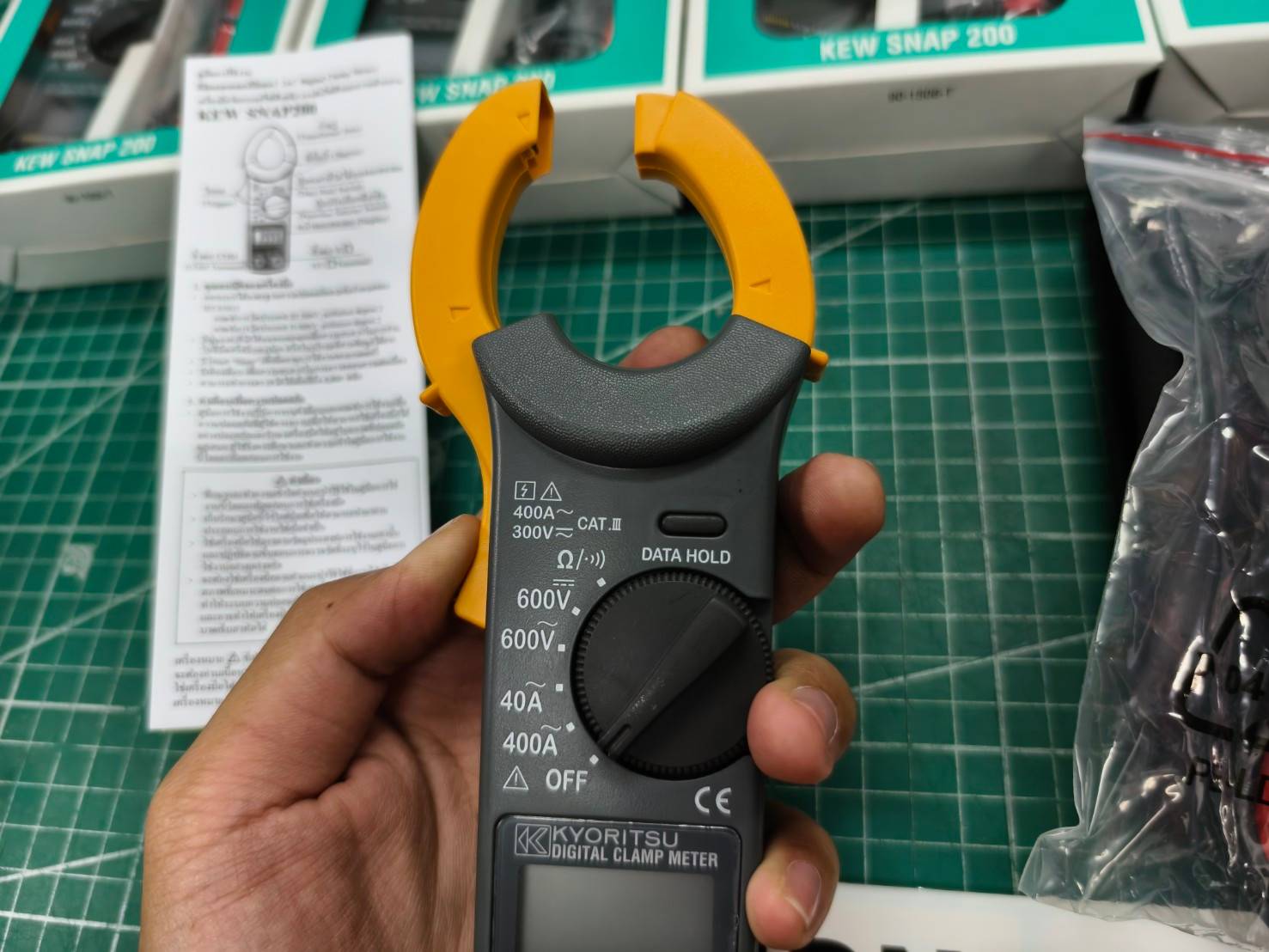KYORITSU KEW SNAP 200 แคลมป์มิเตอร์ 940.- Digital Clamp Meters KT200 แคล้มมิเตอร์ คลิปแอมป์ SNAP200