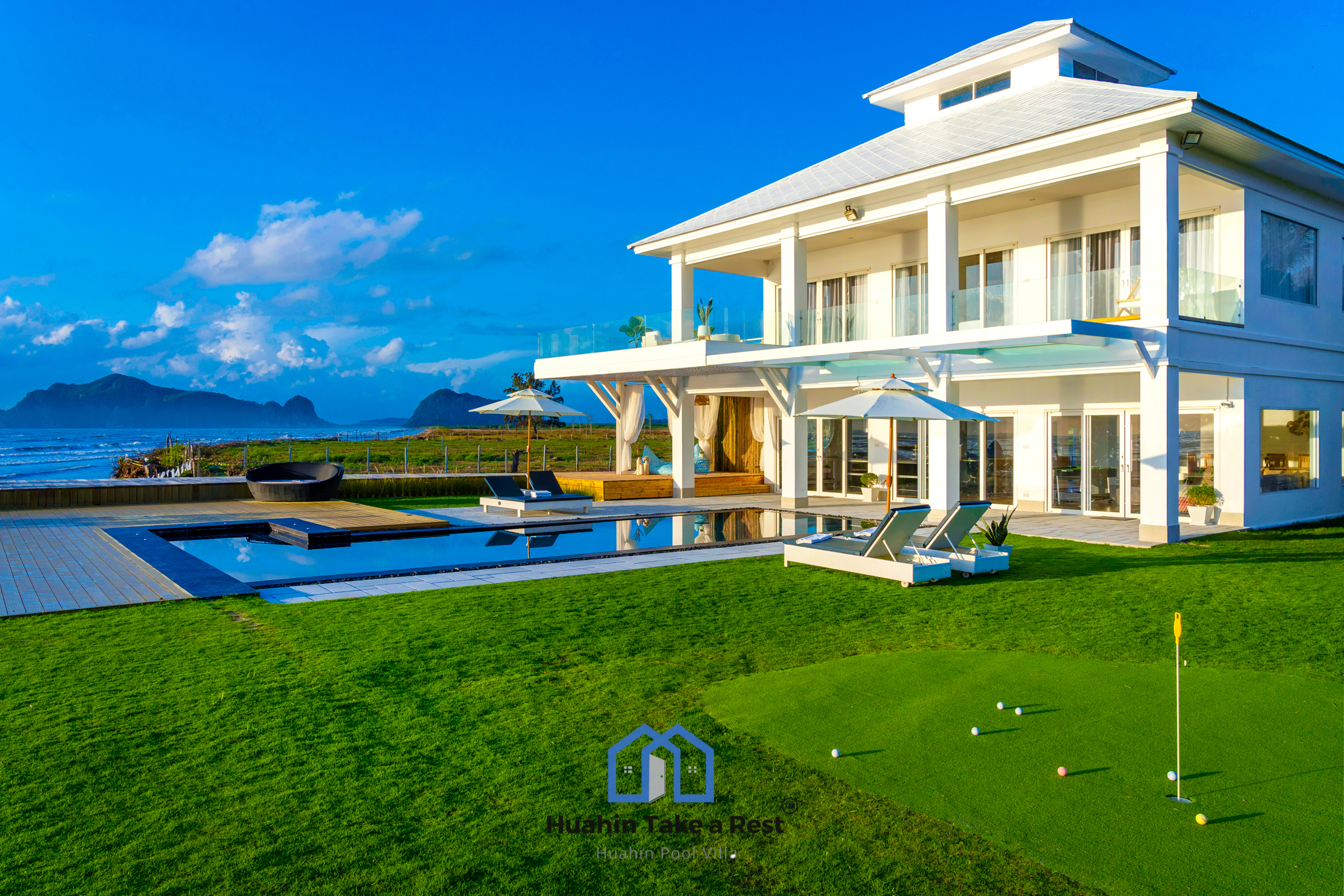 HR15051 บ้านพักติดทะเล The Colonial Beach สามร้อยยอด