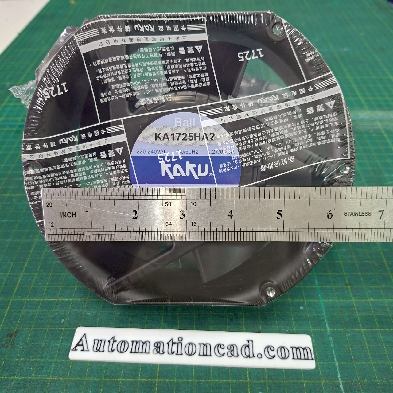 พัดลมระบายอากาศ KAKU ขนาด 6 นิ้ว 220VAC ลูกปืนแบบ Ball - KA1725HA2 Plug