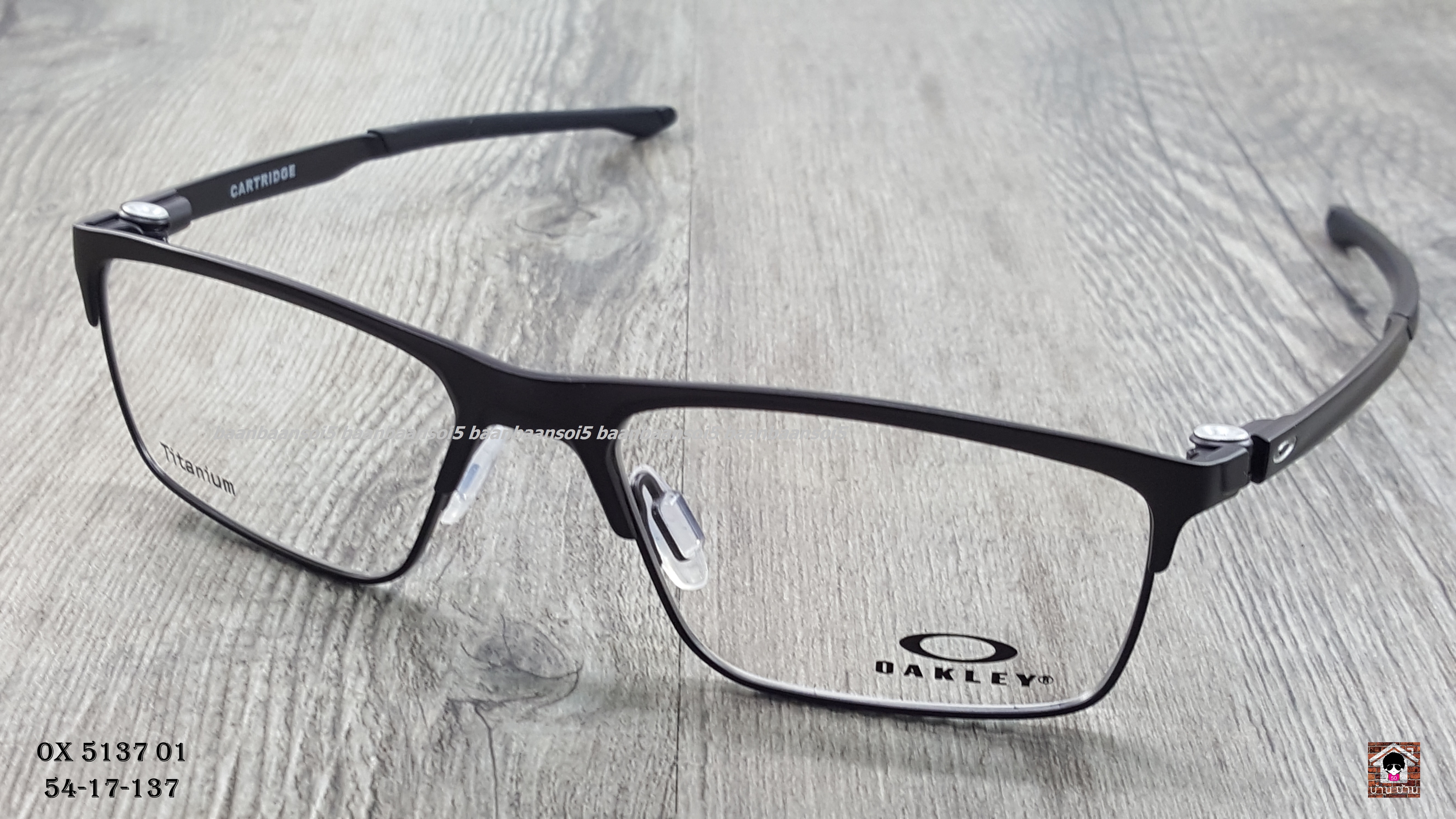 OAKLEY OX5137-01 CARTRIDGE โปรโมชั่น กรอบแว่นตาพร้อมเลนส์ HOYA ราคา 6,300 บาท