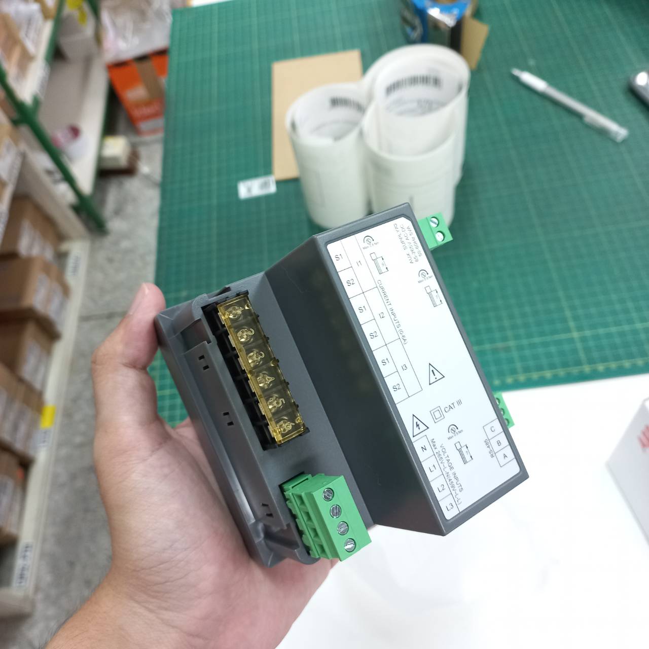 ABB พาวเวอร์มิเตอร์ Power Meter 3เฟส Digital Meter รุ่น M1M 20 Modbus M1M20