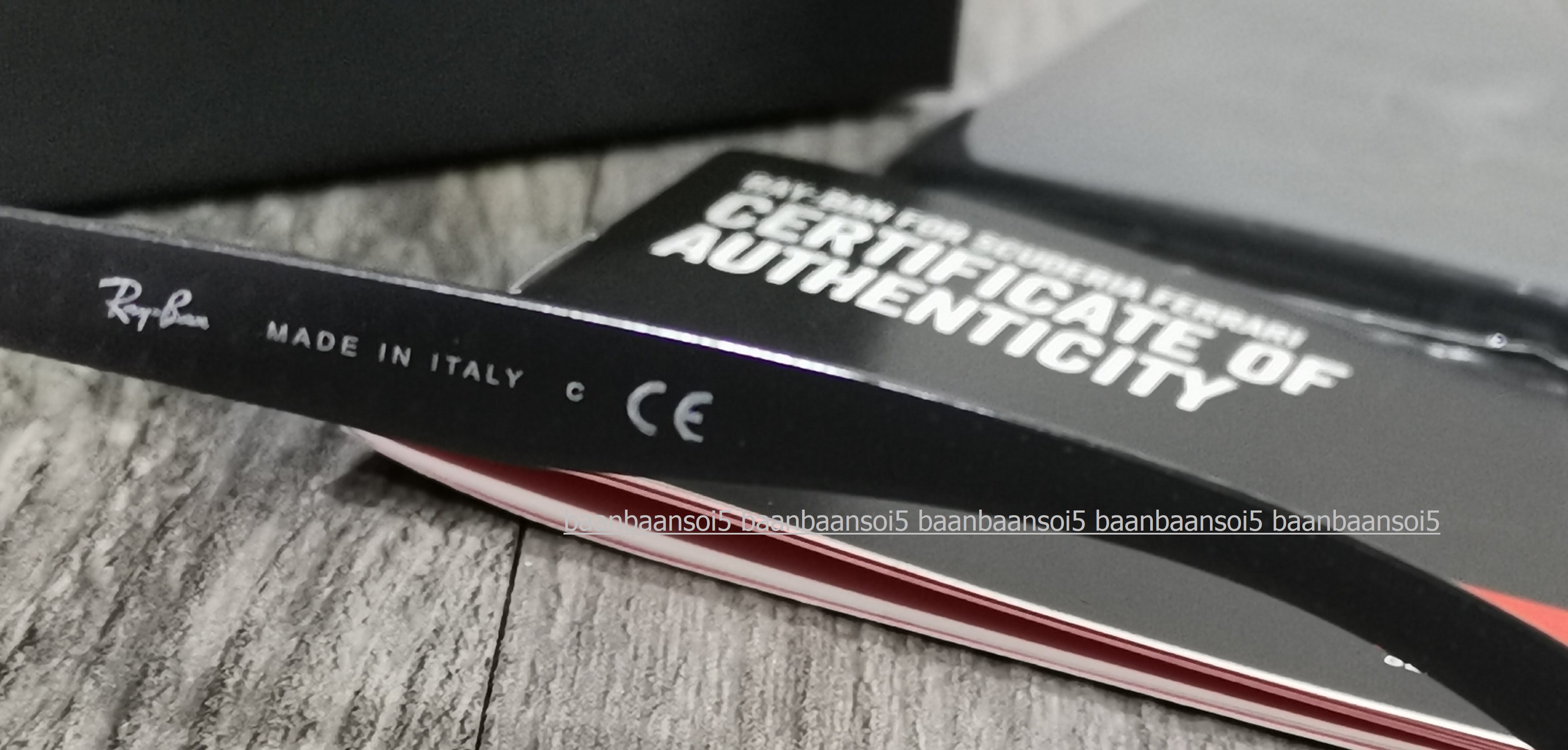 Ray-Ban Ferrari Collection RX 6480M F009 โปรโมชั่น กรอบแว่นตาพร้อมเลนส์ HOYA ราคา 6600