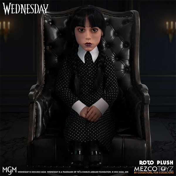 เปิดจอง : Wednesday Addams 18 inch Roto Plush