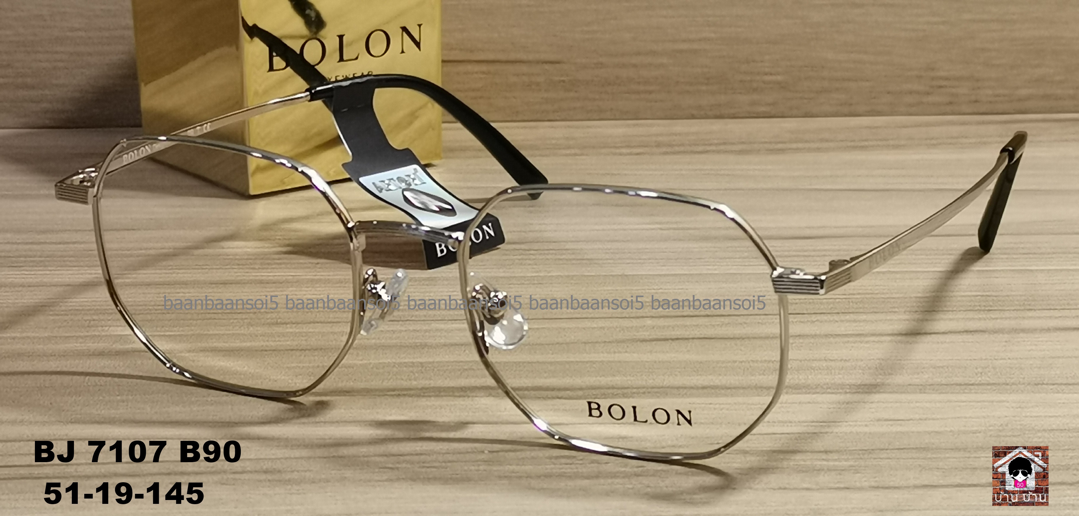 Bolon BJ 7107 B90 โปรโมชั่น กรอบแว่นตาพร้อมเลนส์ HOYA ราคา 3,490 บาท