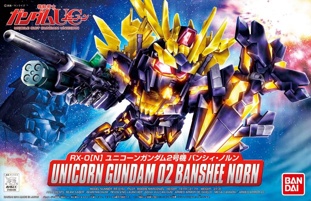 SD BB SENSHI Unicorn Gundam Banshee Norn[BANDAI]