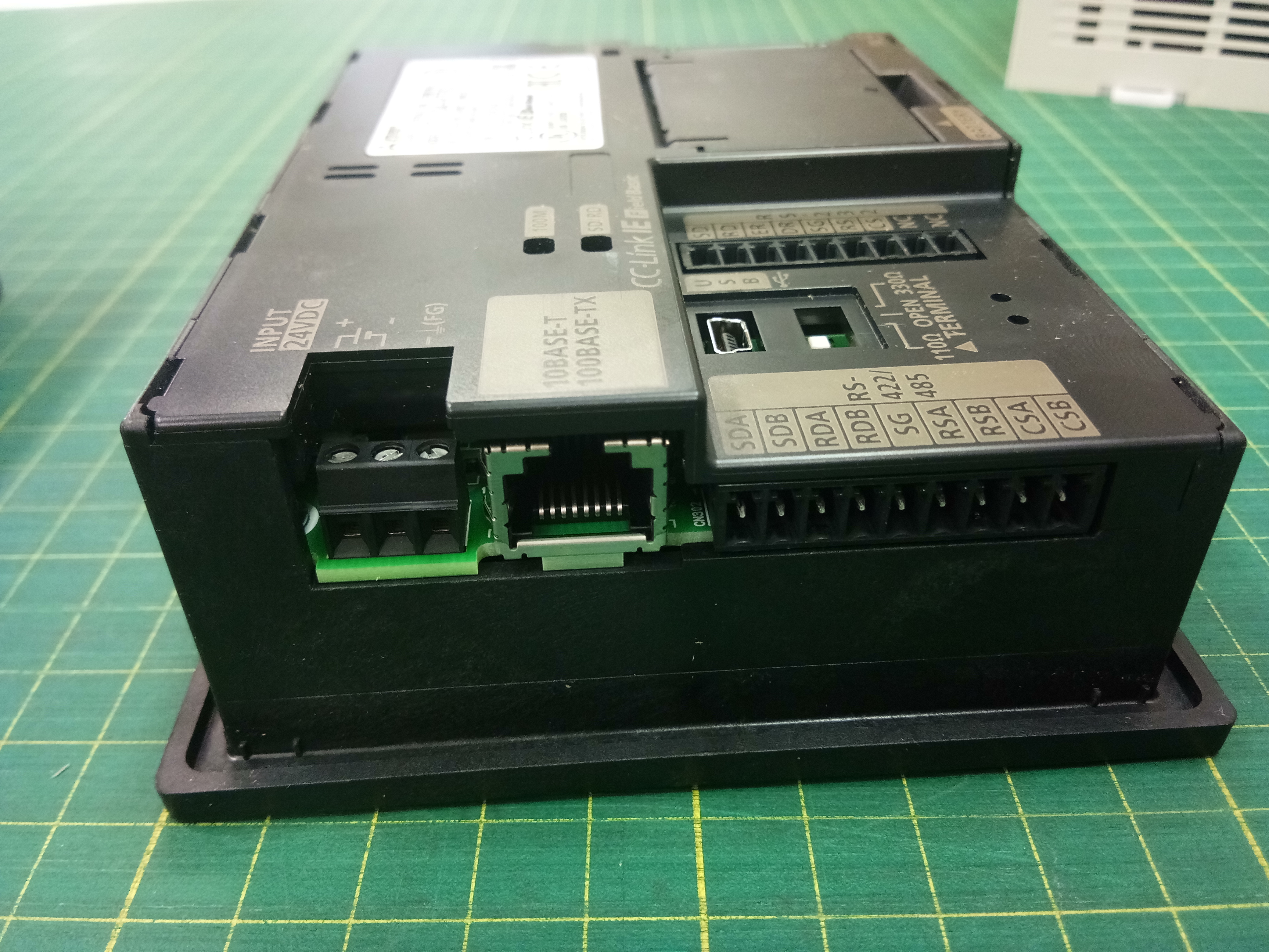 จอ MITSUBISHI รุ่น GT2104-RTBD หน้าจอ 4.3 นิ้ว เชื่อมต่อ PLC FX Series