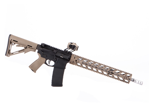New.ชุดหน้า Fortis REV Cmmg.22 12นิ้ว - งาน CNC น้ำหนักเบาเพียง 25กรัม - ใช้ติดตั้งกับแกน Delta Ring ได้เลย (ดูตามรูป) - มีช่องสำหรับอุปกรณ์ Keymod - มีราง20mm มาตรฐาน - มีช่องหูกวิน 4 ช่อง - มีสีดำ/ทราย ราคาพิเศษ