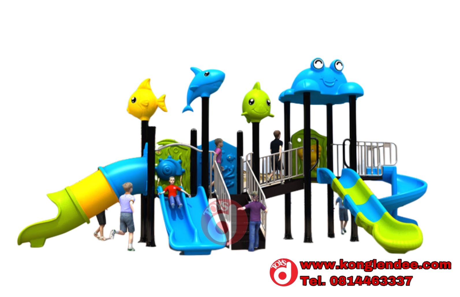 เครื่องเล่นสนาม ชุุดรวมสัตว์ทะเลแสนซน