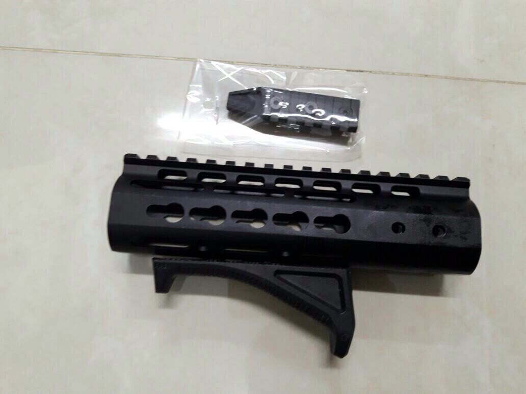 New.Noveske NSR 7.0" Rail Handguard KeyMod inter-locking rail system (BK) ราคาพิเศษ