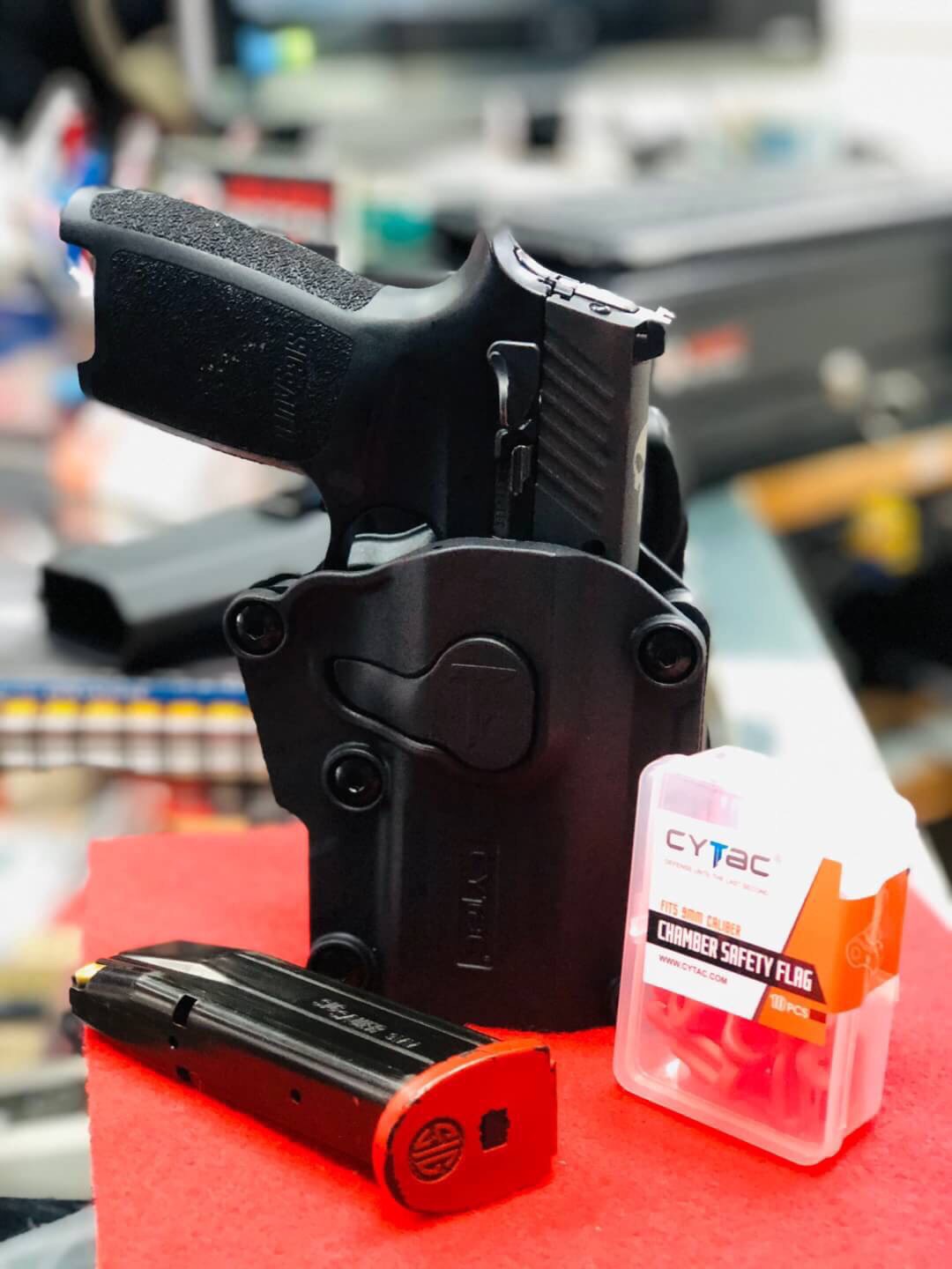 📌กดติดตาม สินค้าเข้ามาใหม่ทุกๆวันครับ📌 🔰New.สินค้ามาใหม่ทุกรายการ 📌ราคาโปรโมชั่นทุกรายการ📌 🔰ซองปืนพกนอกปลดนิ้วชี้ Universal ยี่ห้อ Cytac🔰 รุ่น Mega-Fit Holster (ซองปืนพกนอกใส่ปืนได้หลายรุ่น) 📌