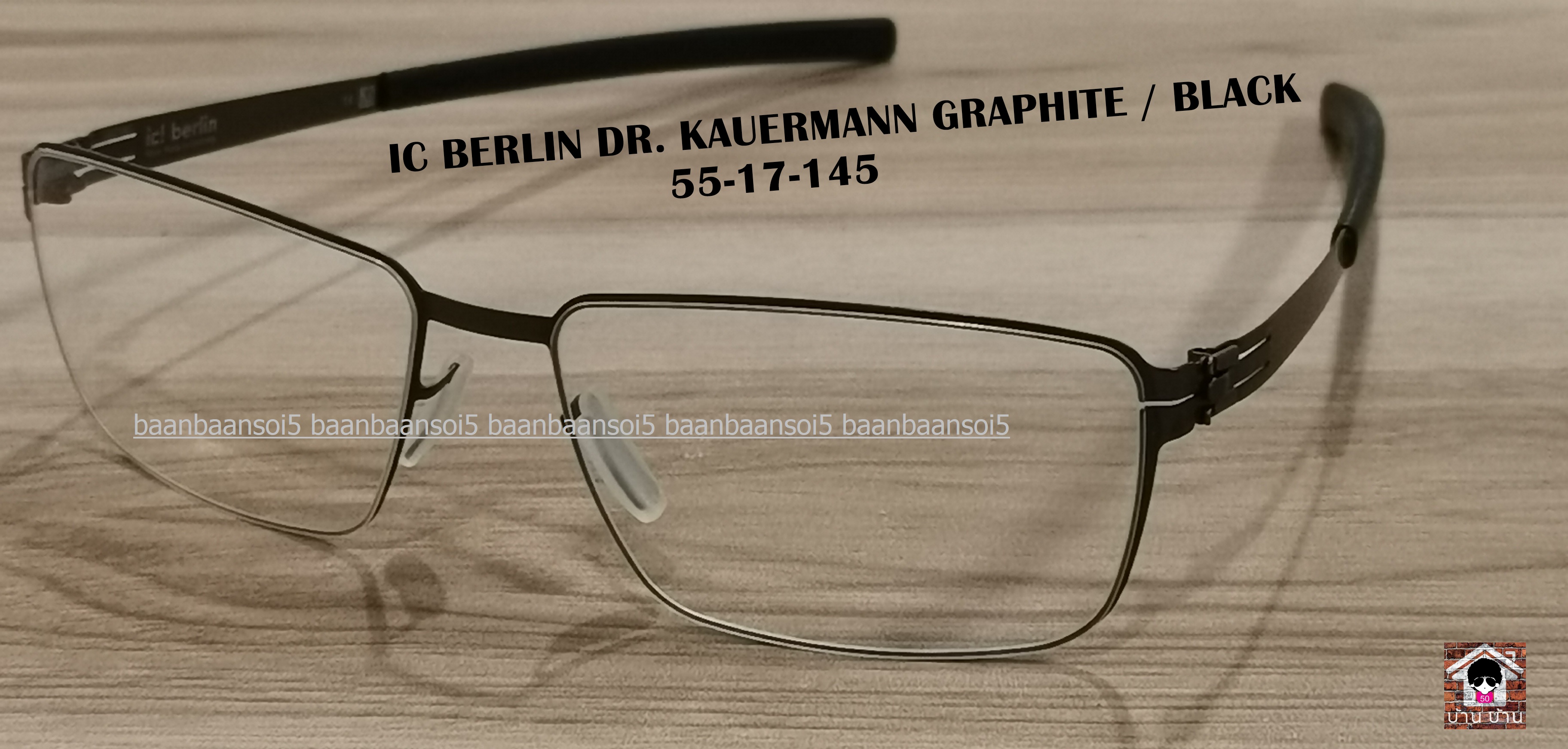 IC! BERLIN DR. KAUERMANN GRAPHITE/ BLACK โปรโมชั่น ราคา 14,900 บาท พร้อม รายการแถม เกินคุ้ม จำนวน จำกัด