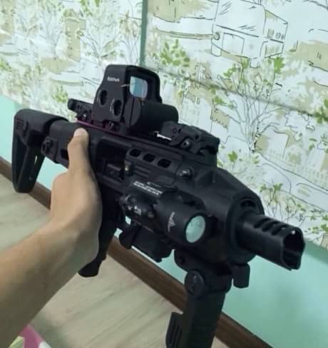 New.ชุดแต่งปืนสั้น GLOCK CAA RONI Glock 17-18-19 Pistol Carbine Conversion Kit in Black ราคาพิเศษ