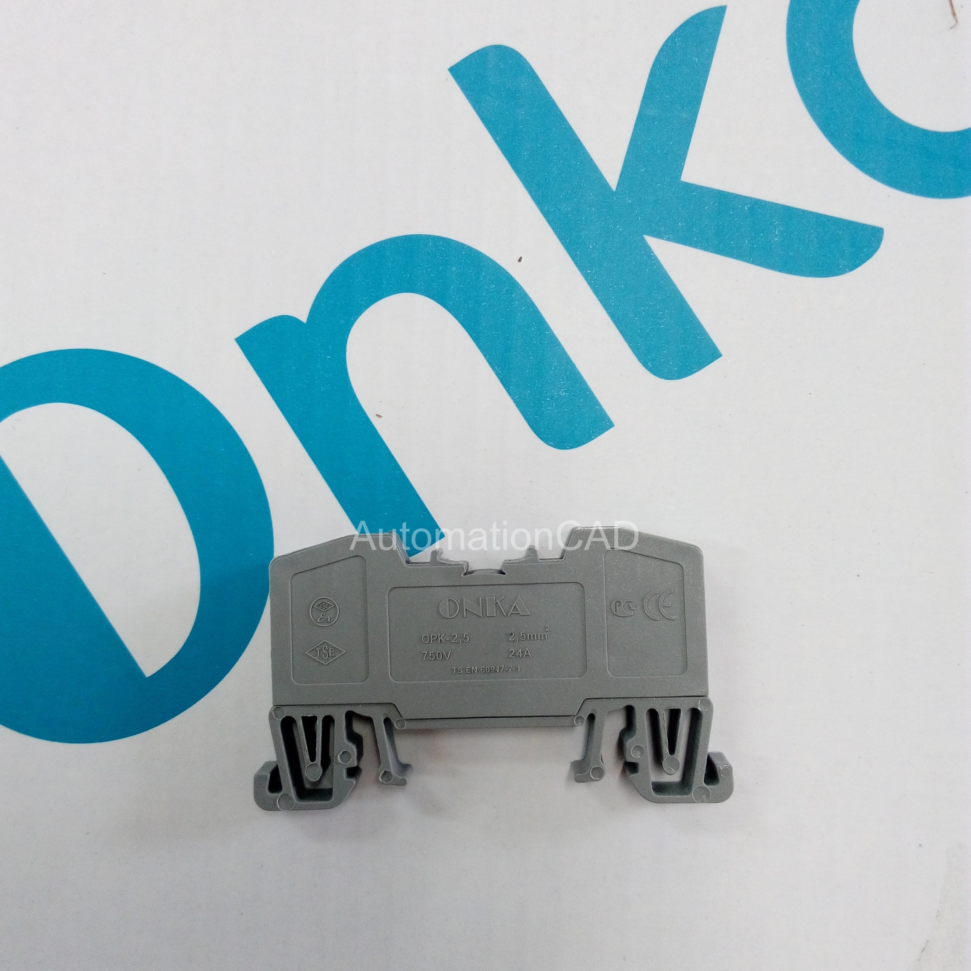 สปริงเทอร์มินอล Onka-1502 สาย 2.5 mm² 24A Terminal ONKA