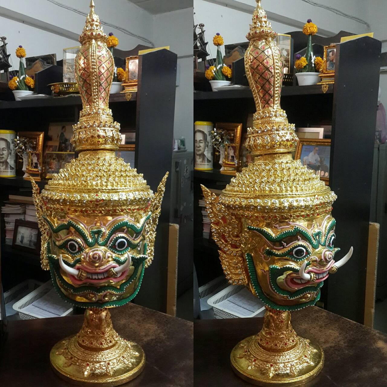 ท้าวเวสสุวรรณ ขนาดครอบ