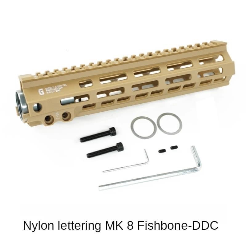 Mk8 9.5" ไนลอน ดำ ทราย M-Lok Handguard