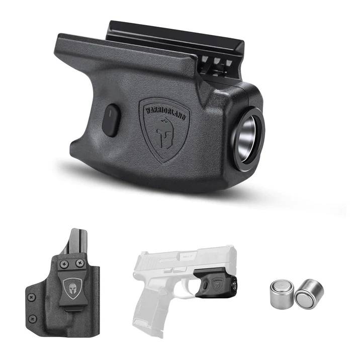 ไฟฉาย Warriorland SL-1 + ซองพกใน Kydex มี 3 รุ่นให้เลือก 🍁 รุ่น Sig Sauer P365 🍁 รุ่น G43/G43X ( เฉพาะรุ่นที่ไม่มีราง ) 🍁 รุ่น Springfield Hellcat 🔺ไฟฉาย ผลิตจาก Polymer เกรดคุณภาพ 🔺ออกแบบให้ทนทานต่อแรงรีคอยด์ได้