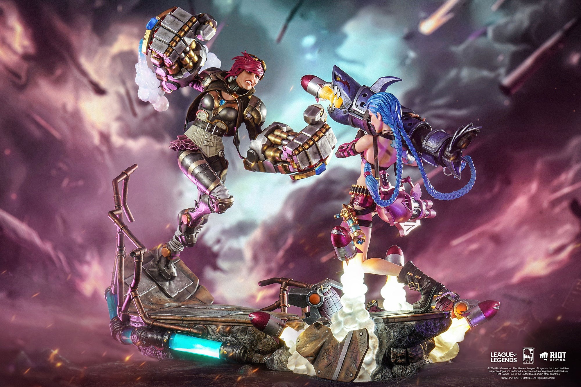 เปิดจอง : Jinx & Vi: League Of Legends 1/6 Scale By PUREARTS