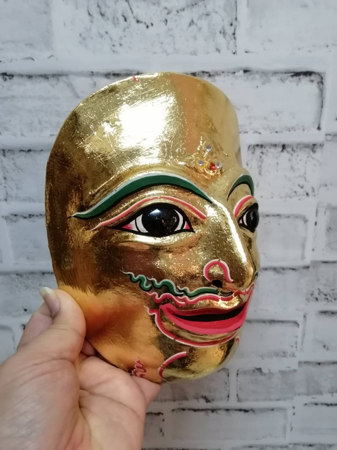 หน้ากาก พระลักษณ์ ใส่ตาแก้ว